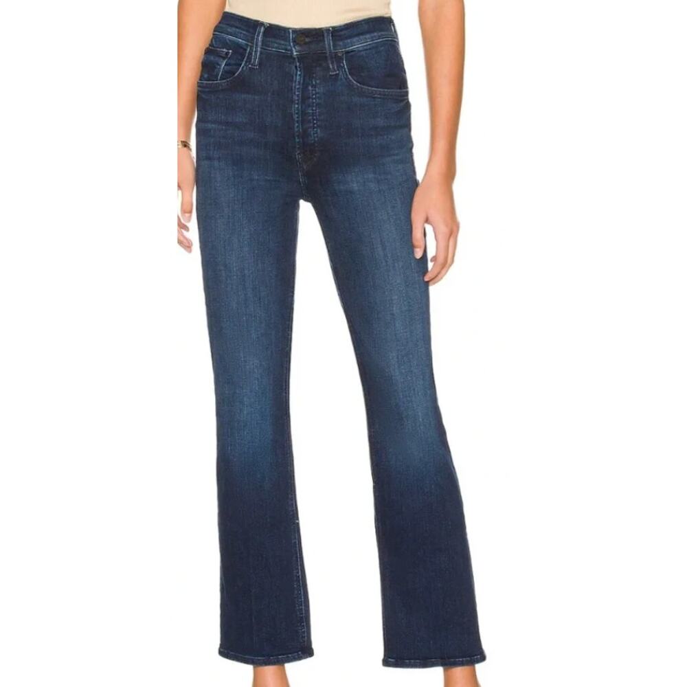 Mother Jeans The Tripper Ankle Straight Denim Catch Me if You Can Dark Denim 27